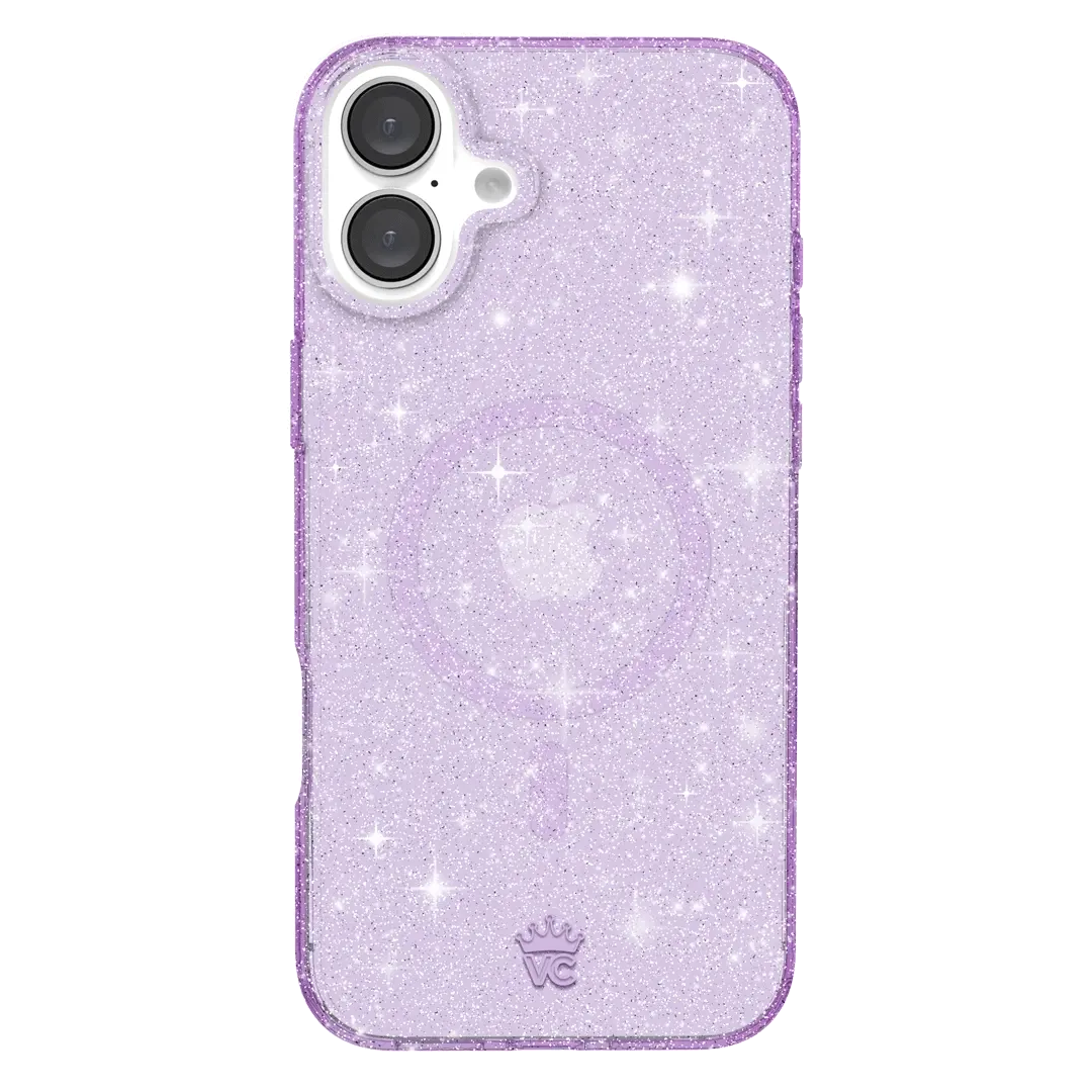 Lilac Stardust Glitter iPhone Case - Image 137