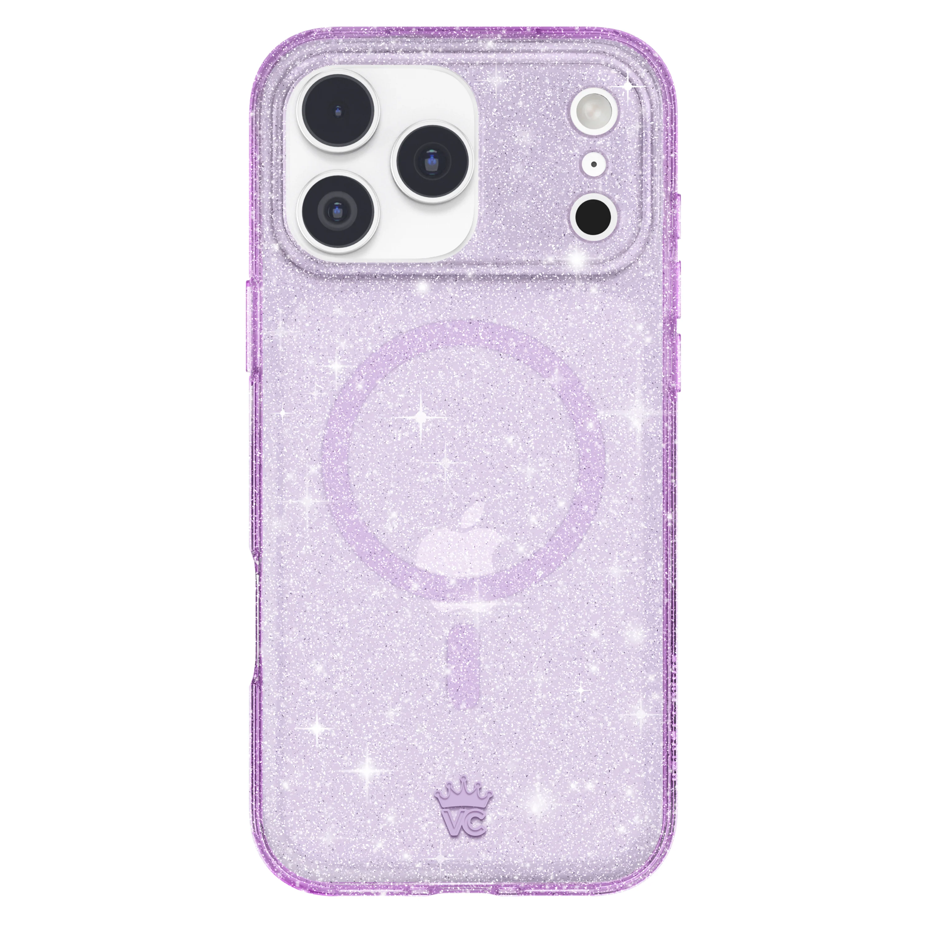 Lilac Stardust Glitter iPhone Case - Image 152