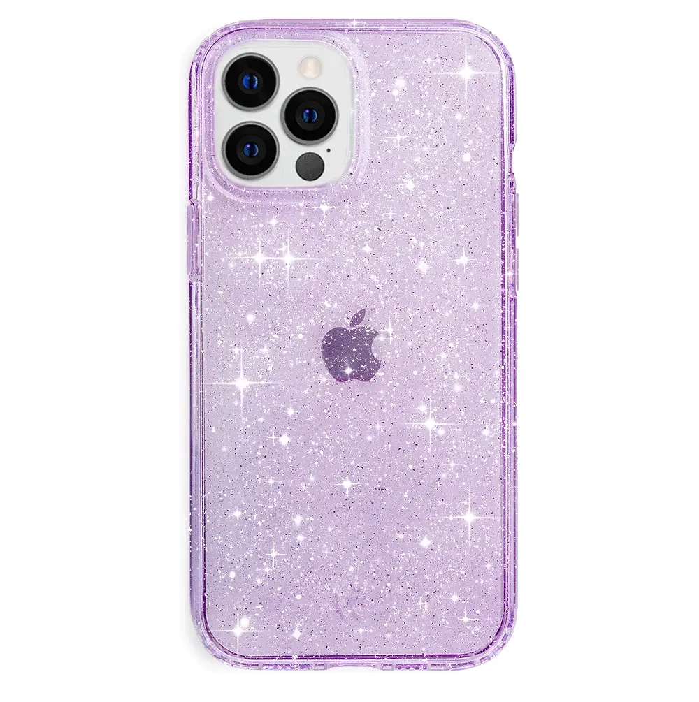 Lilac Stardust Glitter iPhone Case - Image 26