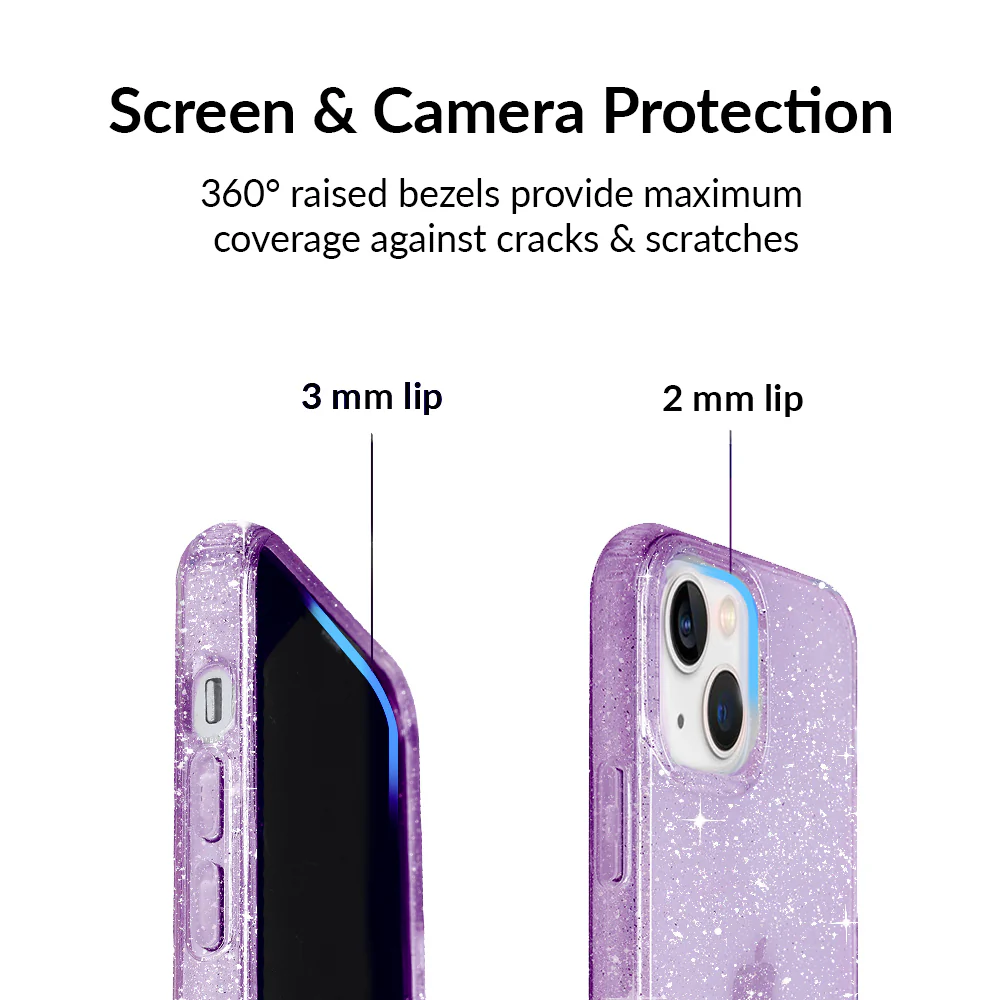 Lilac Stardust Glitter iPhone Case - Image 32