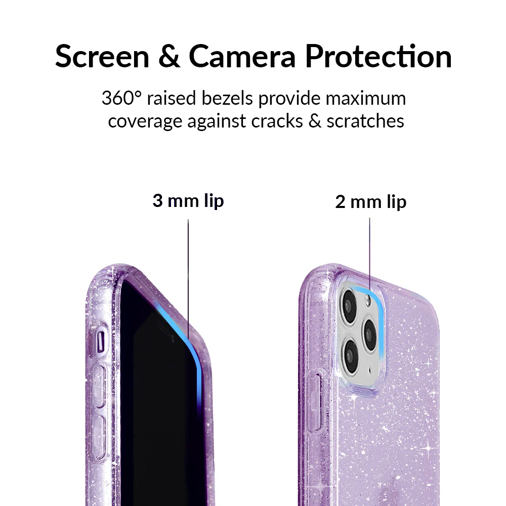 Lilac Stardust Glitter iPhone Case - Image 37