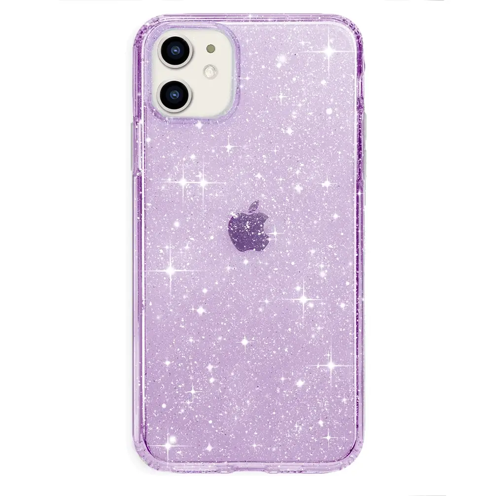 Lilac Stardust Glitter iPhone Case - Image 46