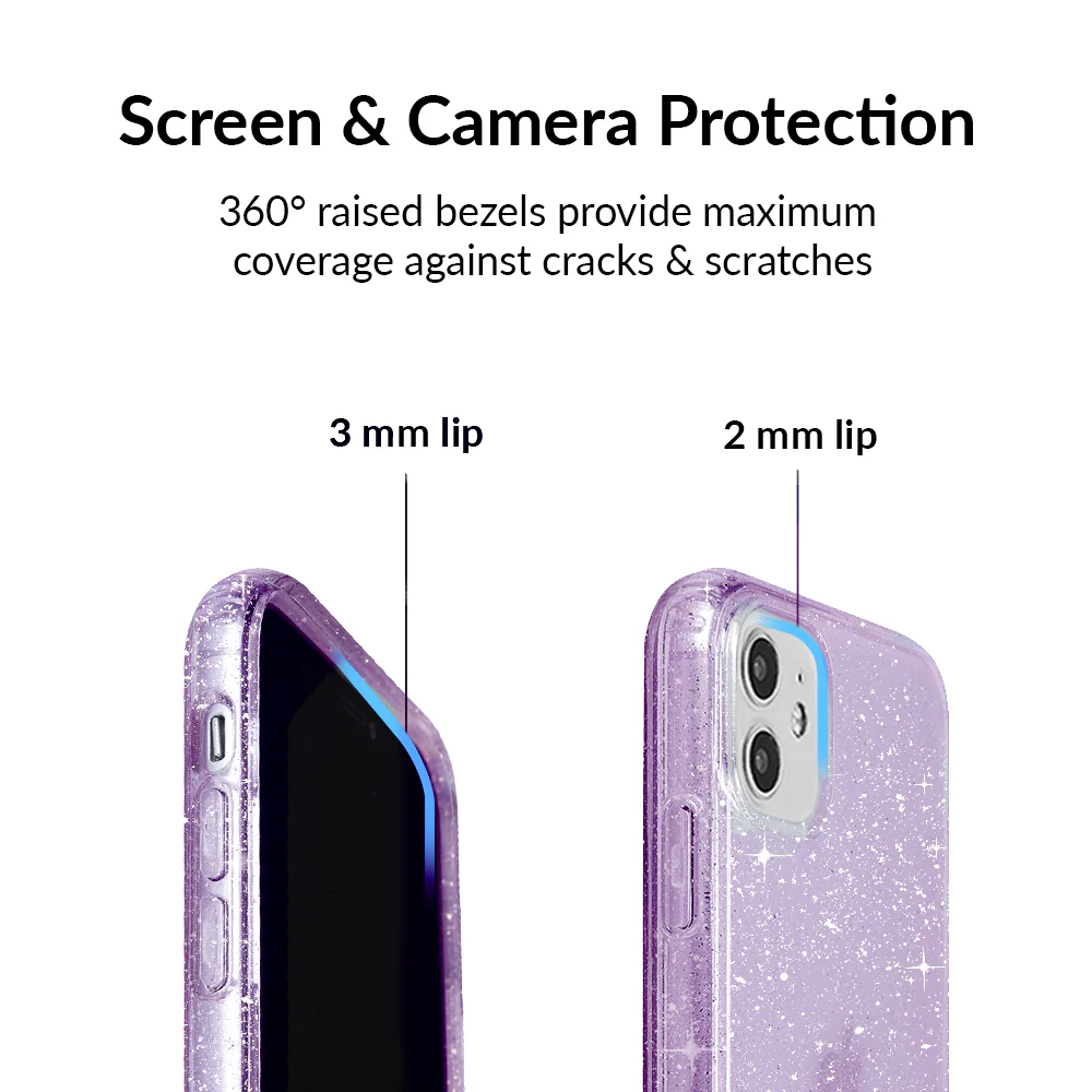 Lilac Stardust Glitter iPhone Case - Image 47