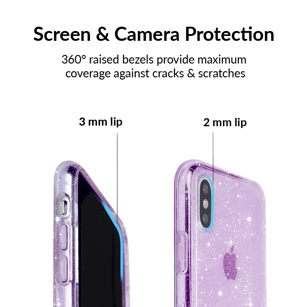 Lilac Stardust Glitter iPhone Case - Image 57