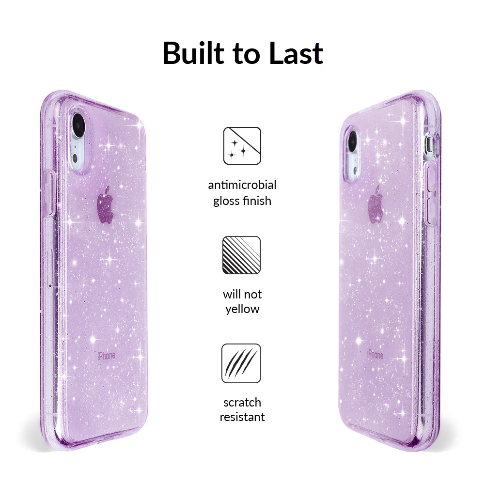Lilac Stardust Glitter iPhone Case - Image 64
