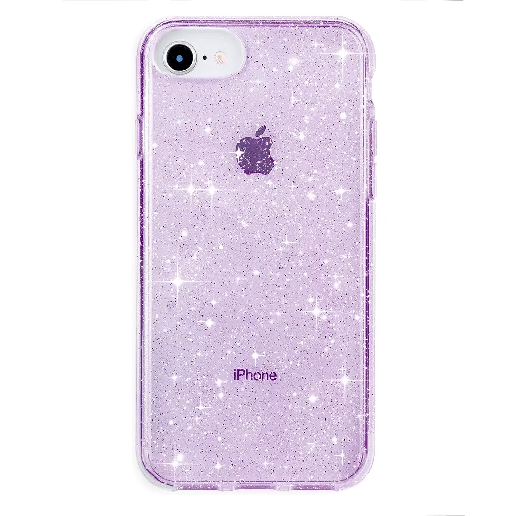 Lilac Stardust Glitter iPhone Case - Image 66