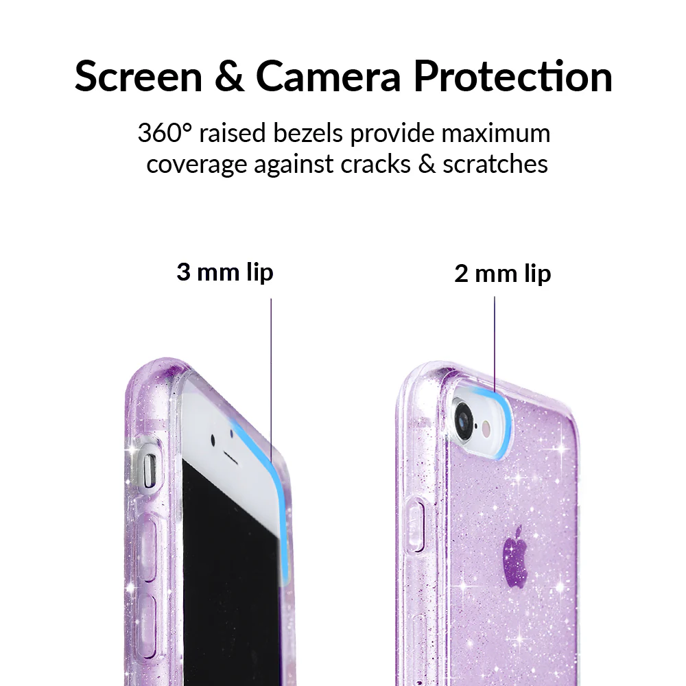 Lilac Stardust Glitter iPhone Case - Image 67
