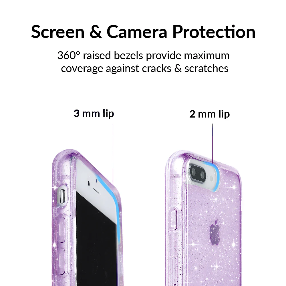 Lilac Stardust Glitter iPhone Case - Image 72