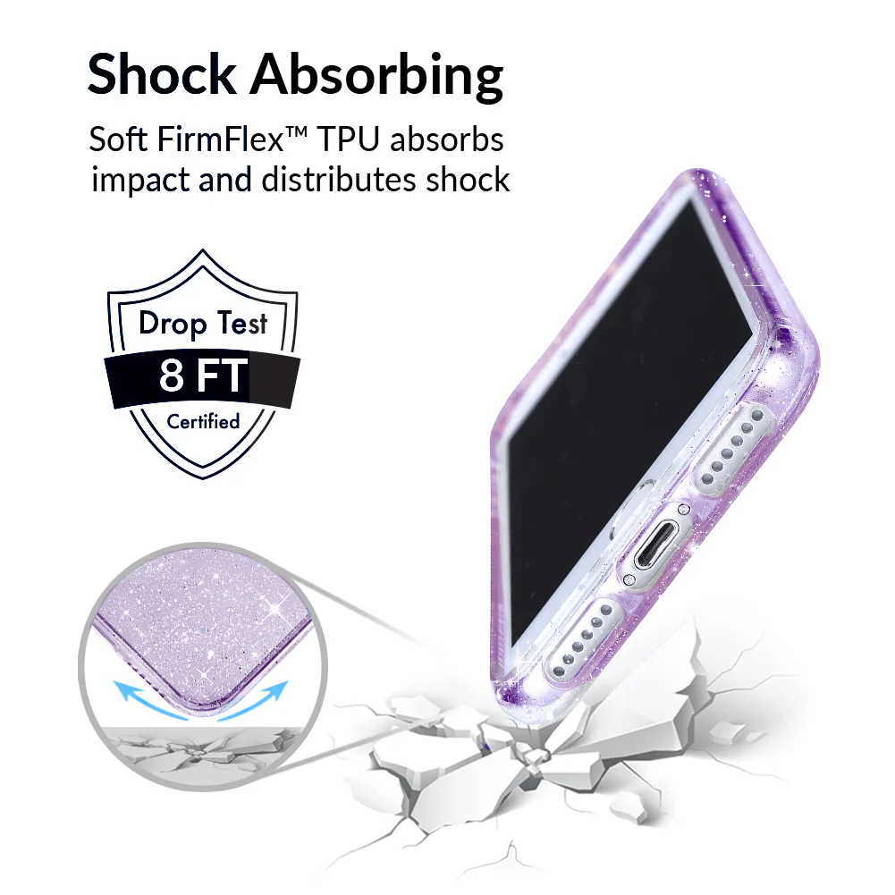 Lilac Stardust Glitter iPhone Case - Image 73