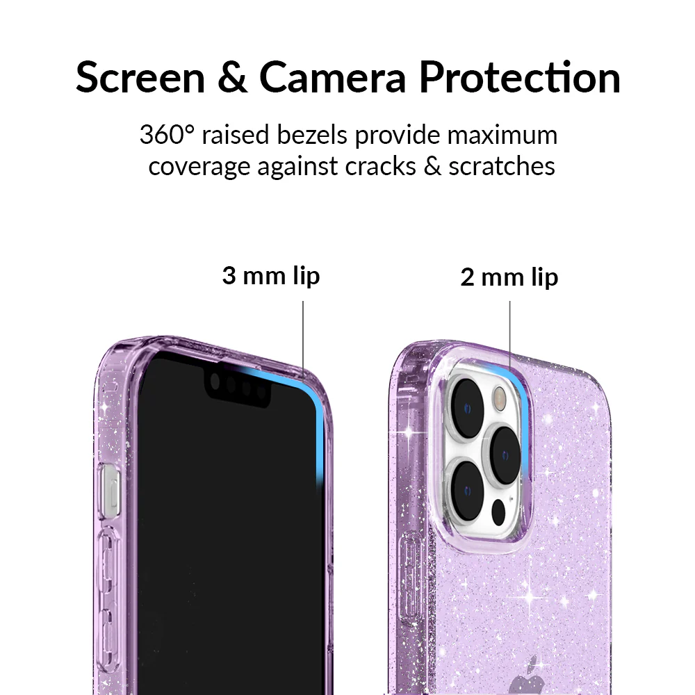Lilac Stardust Glitter iPhone Case - Image 88