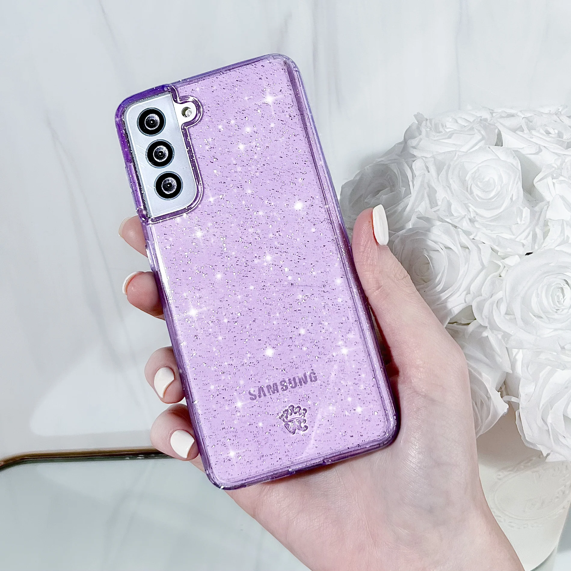 Lilac Stardust Samsung Case - Image 68