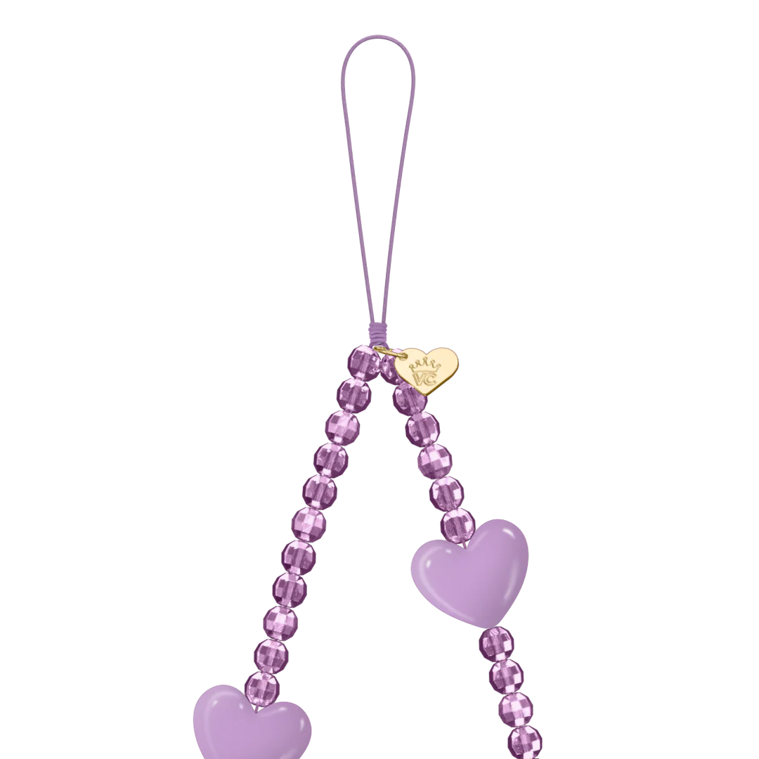 Purple Heart Phone Charm - Image 4