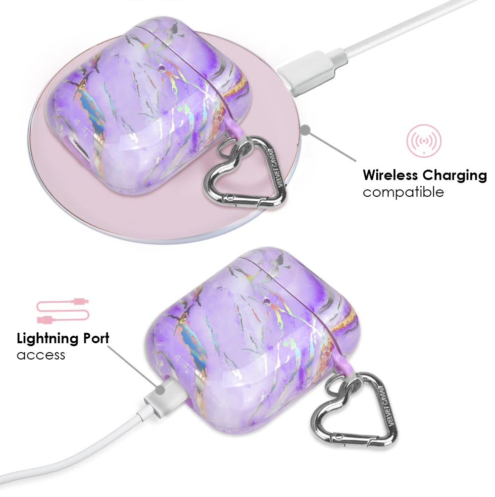 Purple Holo Moonstone AirPod Case - Image 4
