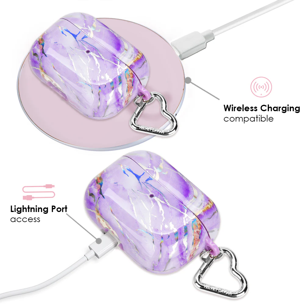 Purple Holo Moonstone AirPod Case - Image 9
