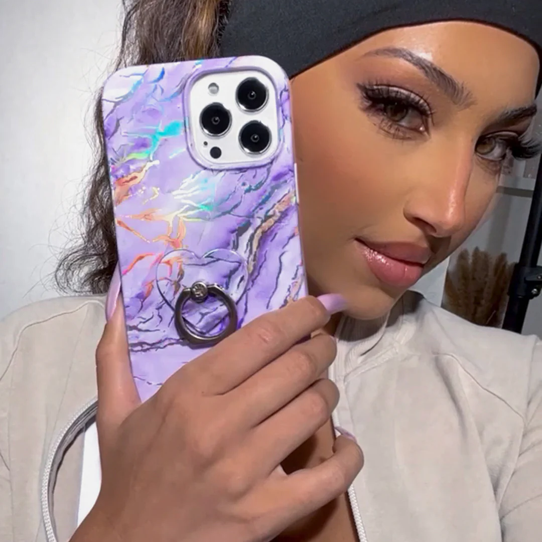 Purple Holo Moonstone iPhone Case - Image 26