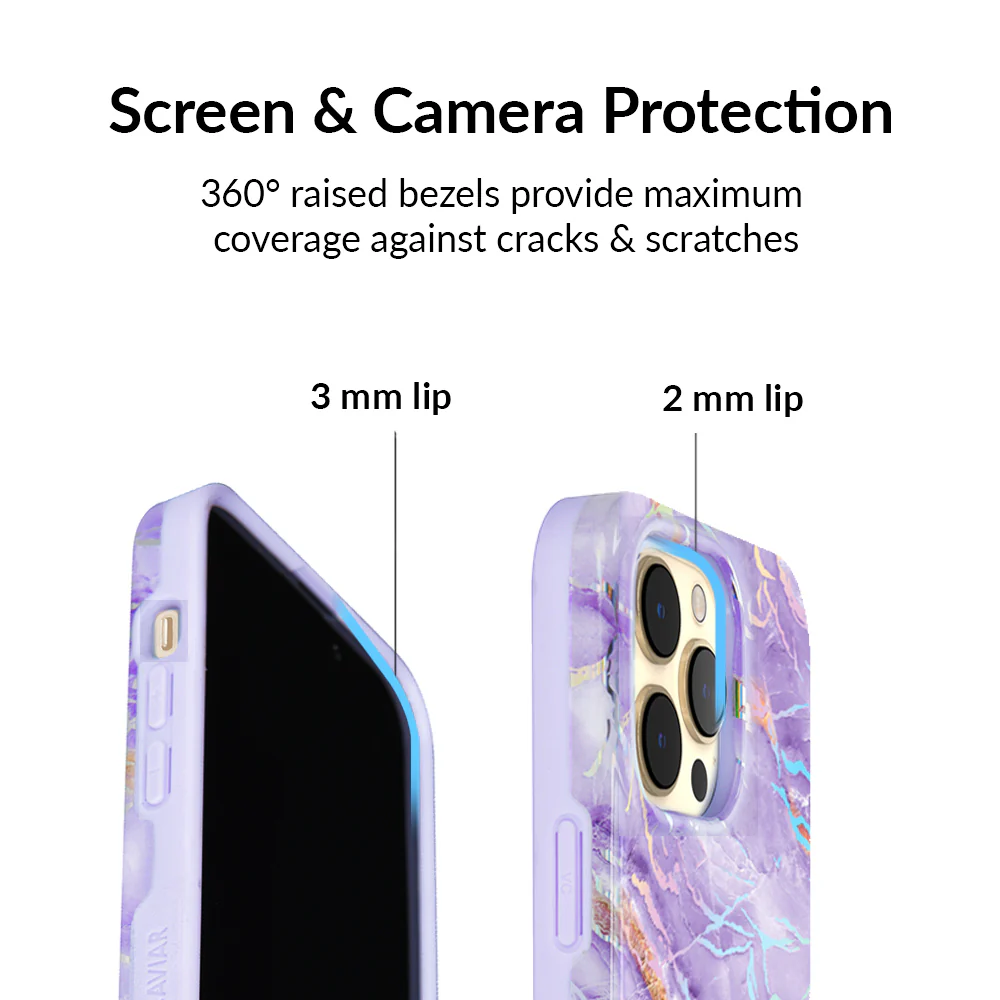 Purple Holo Moonstone iPhone Case - Image 3