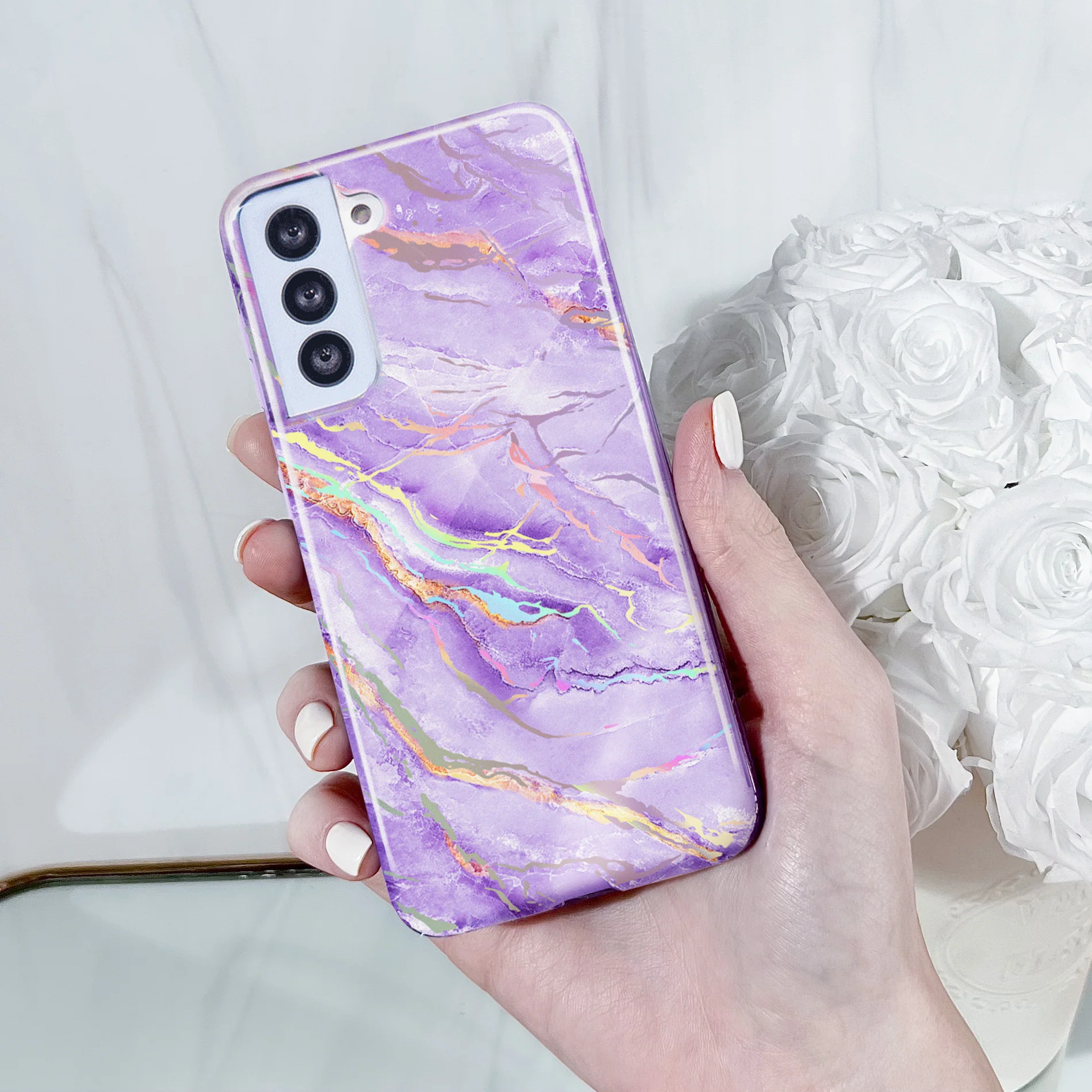 Purple Holo Moonstone Samsung Case - Image 50