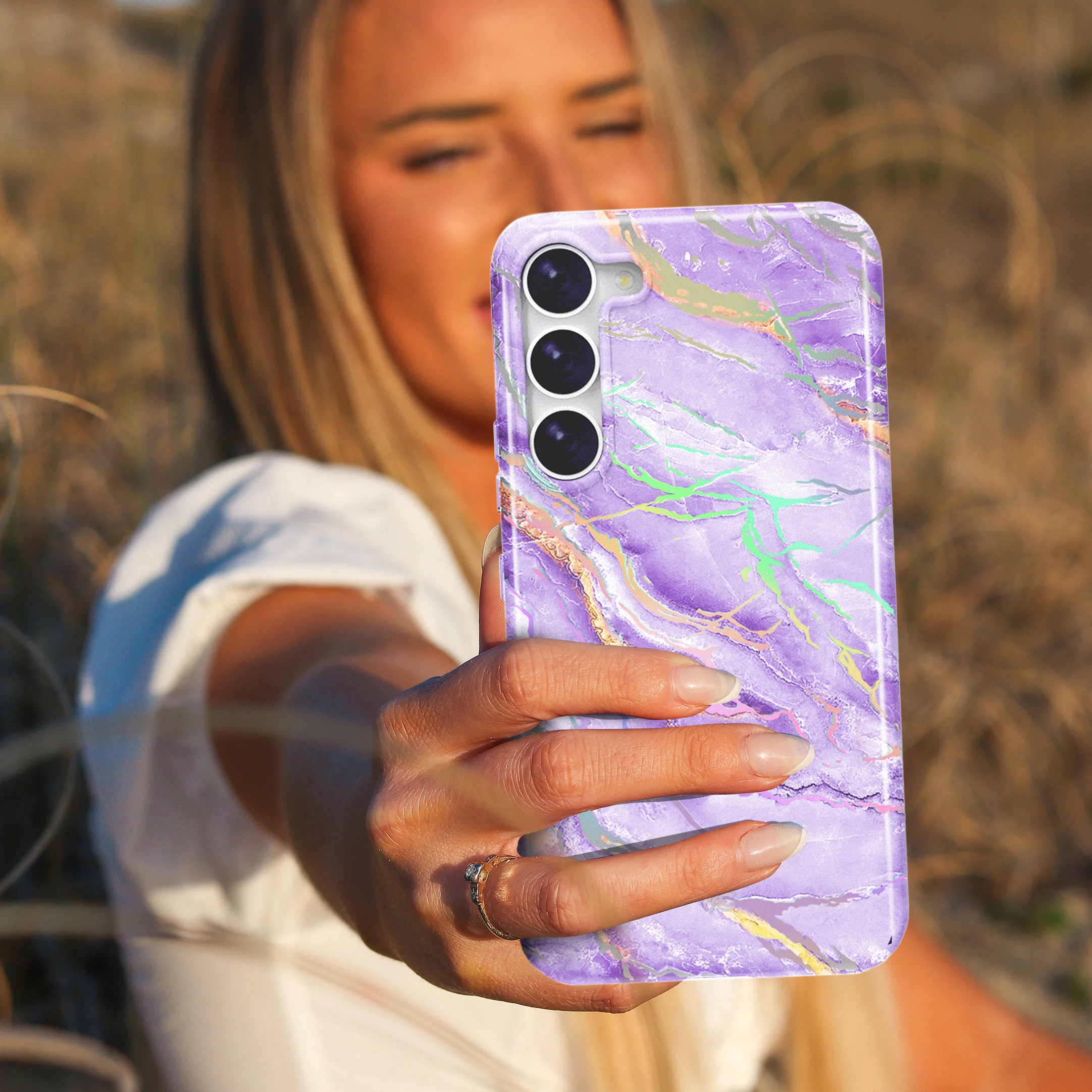 Purple Holo Moonstone Samsung Case - Image 68
