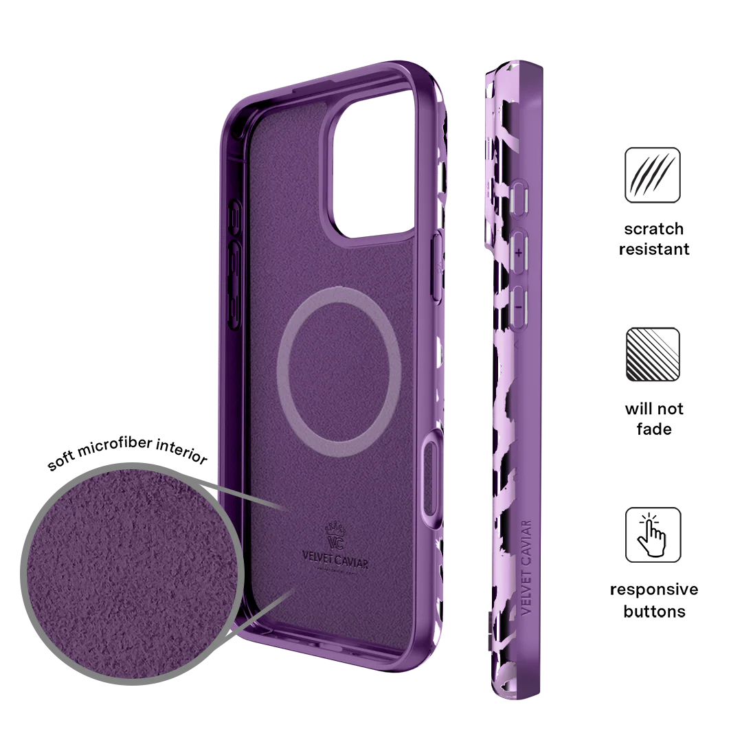 Amethyst Leopard iPhone Case - Image 132