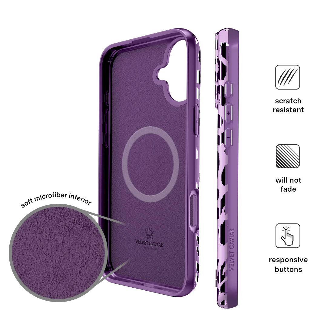 Amethyst Leopard iPhone Case - Image 138