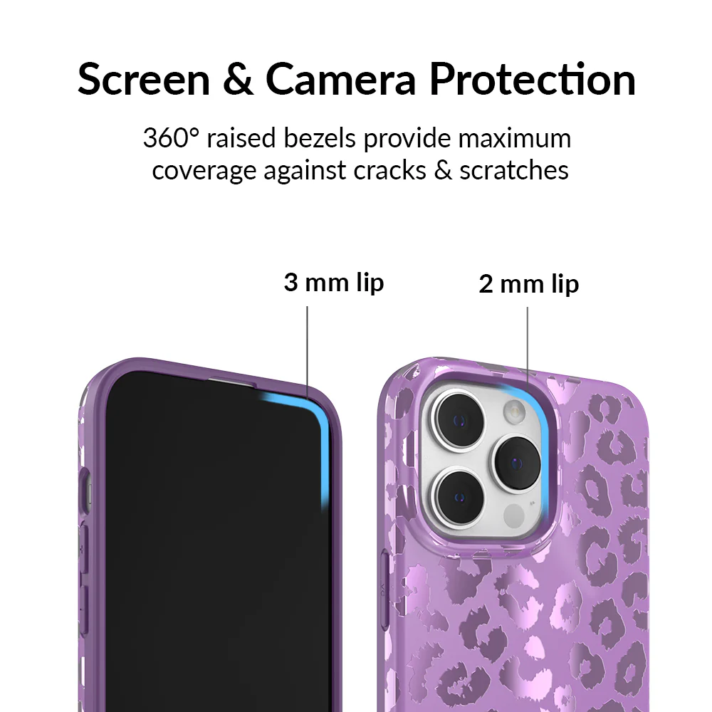Amethyst Leopard iPhone Case - Image 3