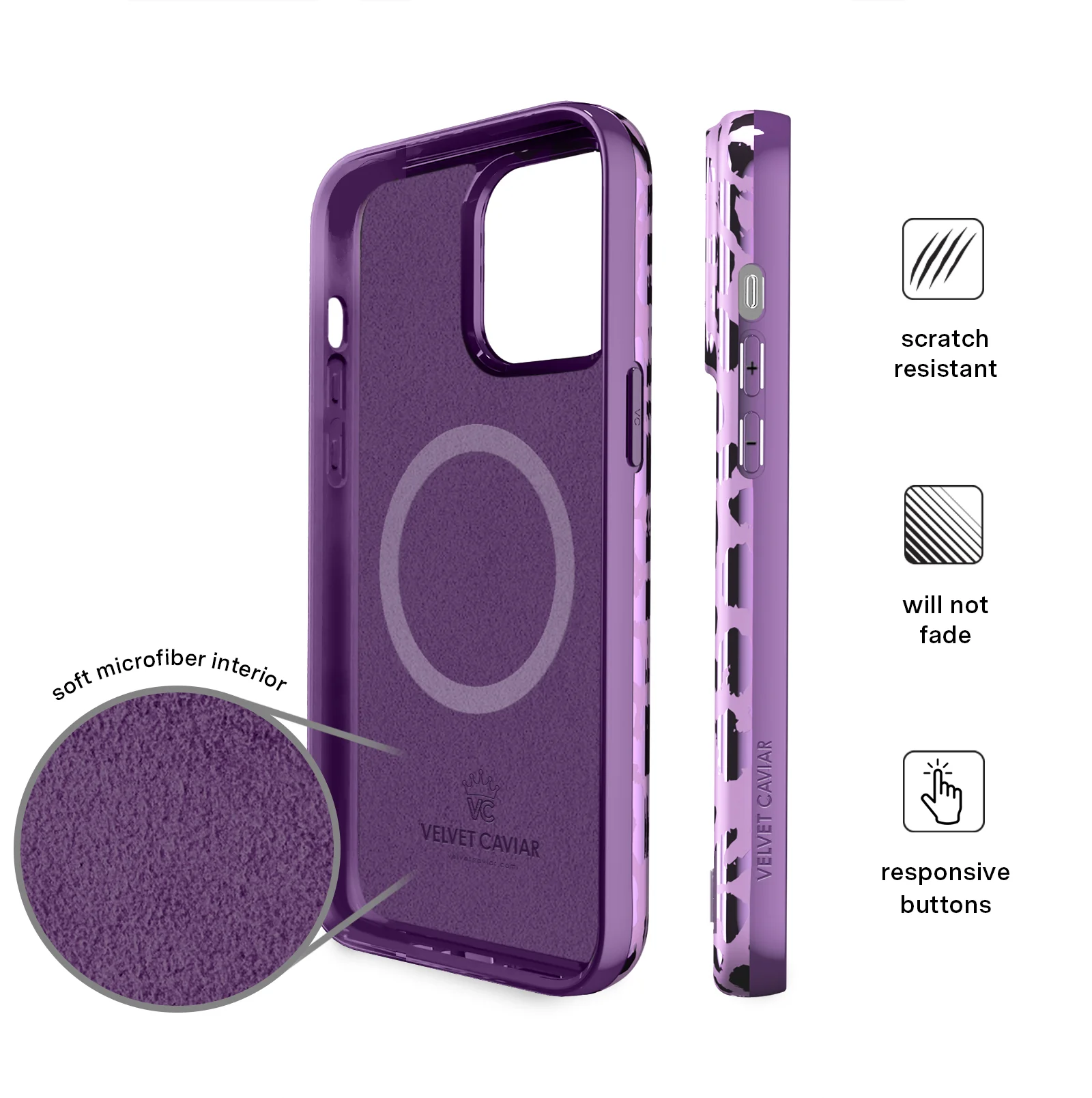 Amethyst Leopard iPhone Case - Image 96