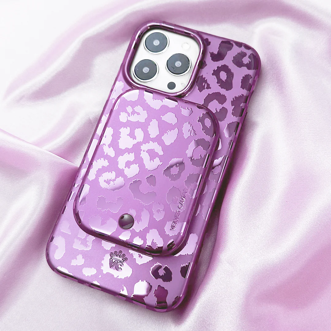 Amethyst Leopard MagSafe Battery Power Pack - Image 2