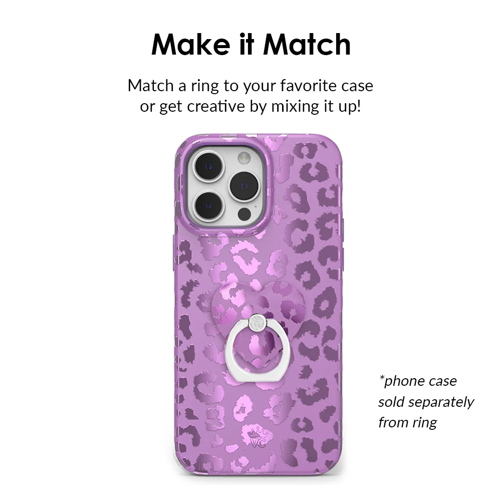Amethyst Leopard Phone Ring - Image 3