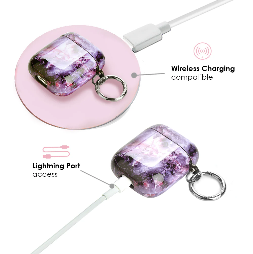 Purple Stone AirPods Case - Image 4