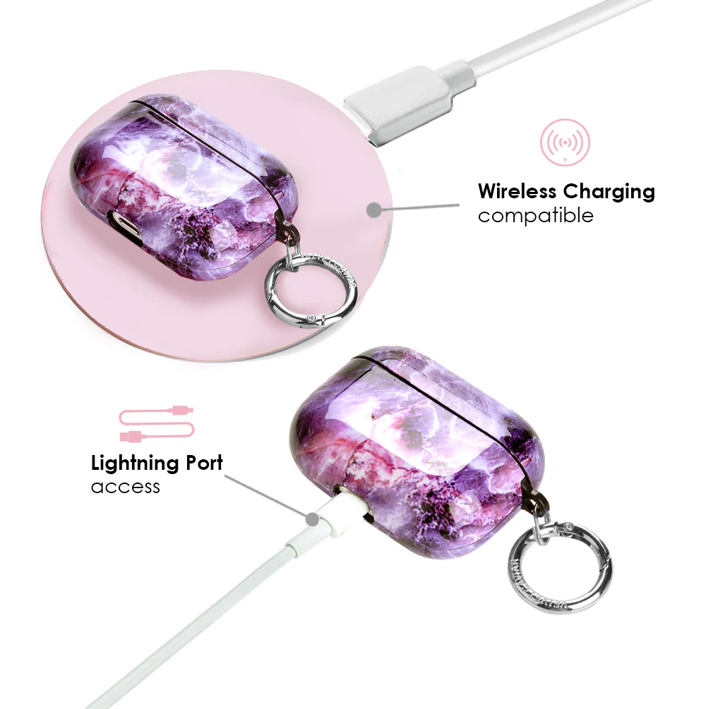 Purple Stone AirPods Case - Image 8