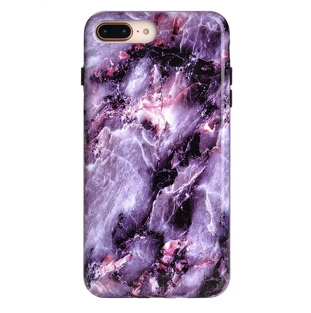 Purple Stone Marble iPhone Case - Image 27