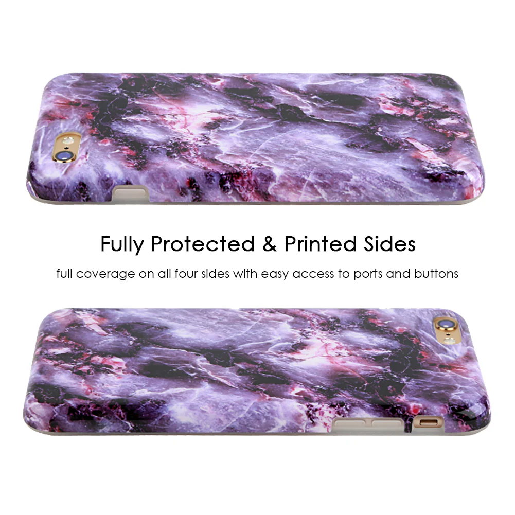Purple Stone Marble iPhone Case - Image 37