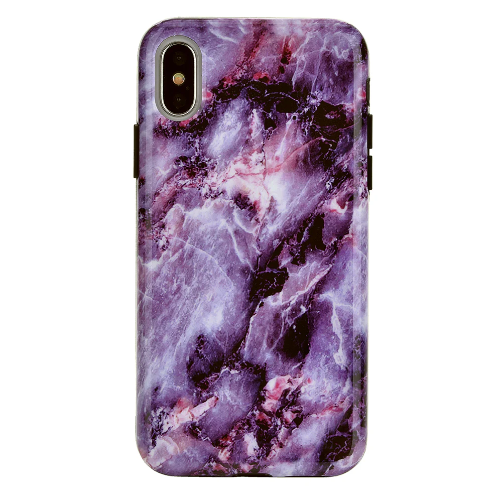 Purple Stone Marble iPhone Case - Image 46