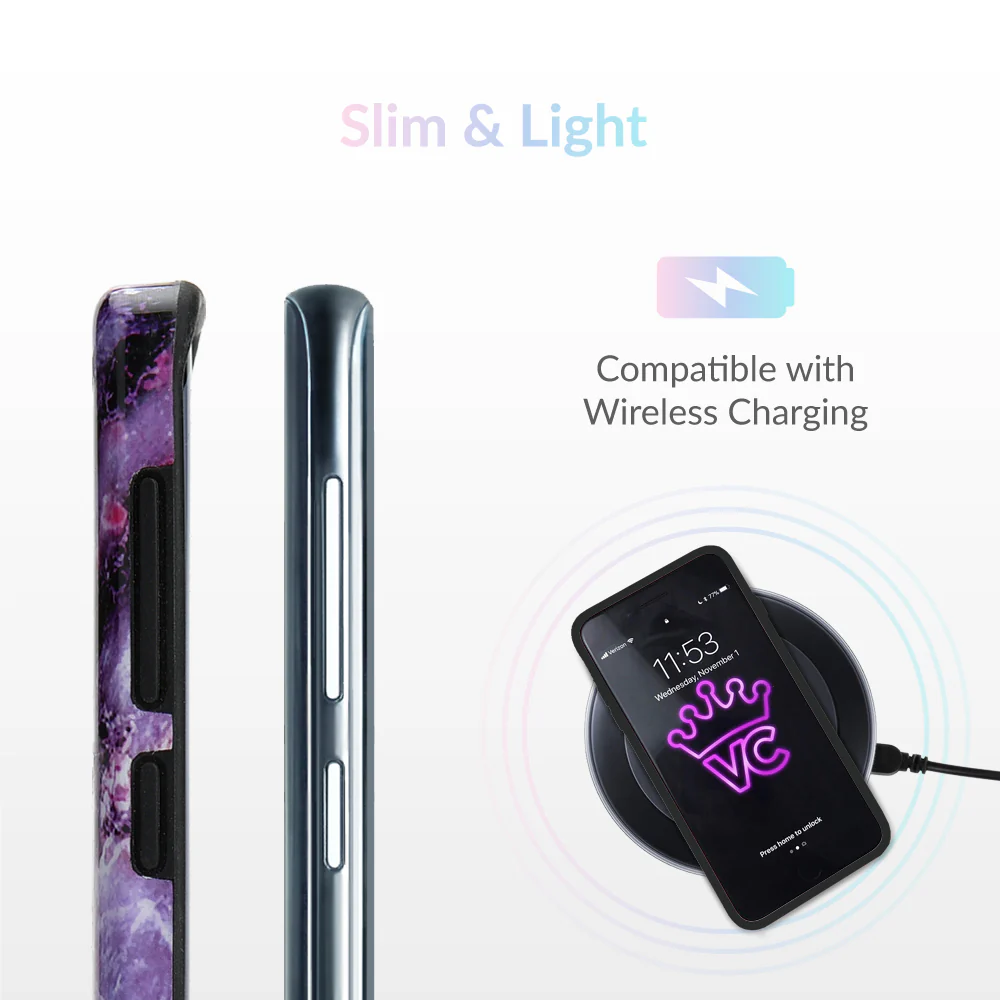 Purple Stone Marble Samsung Galaxy Case - Image 10