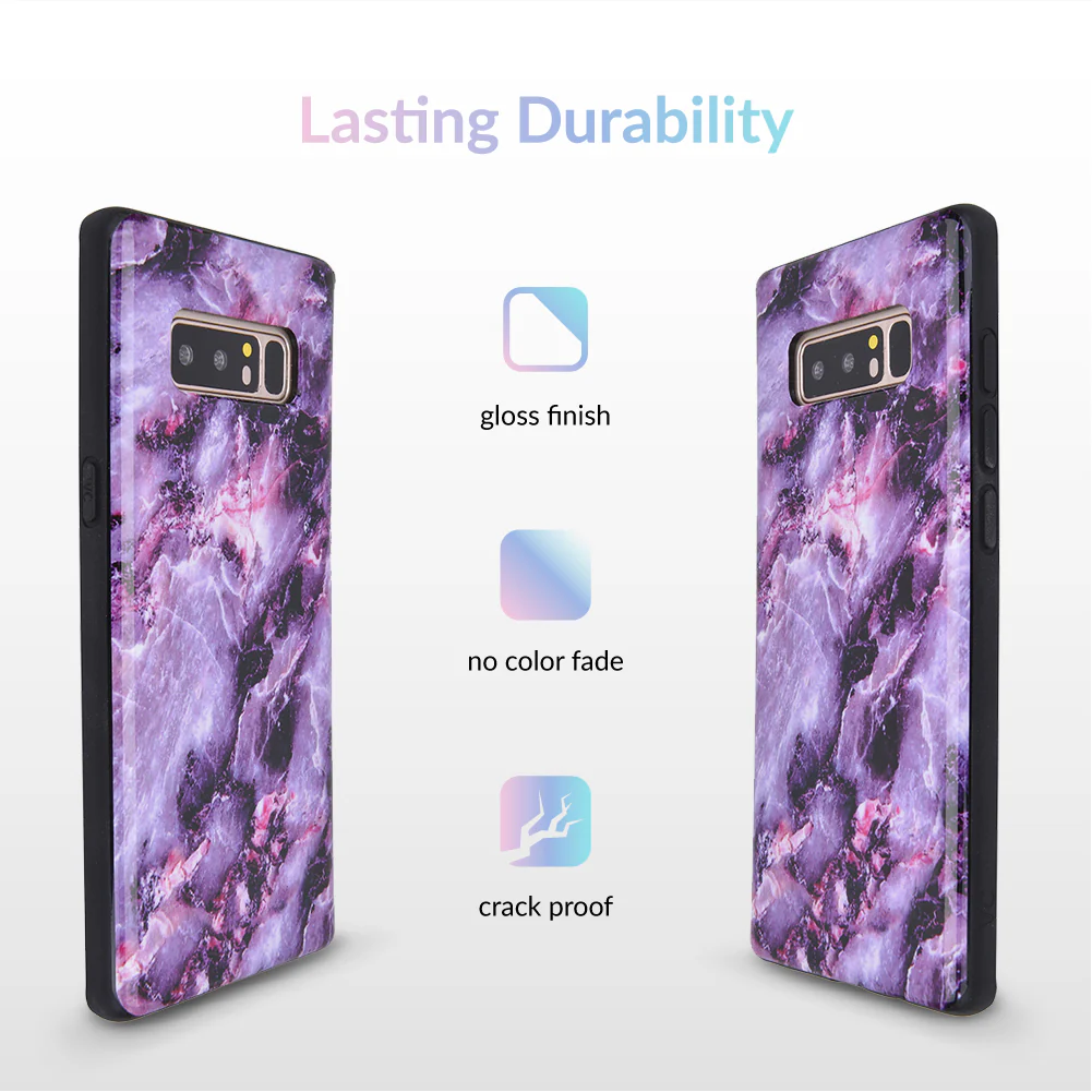 Purple Stone Marble Samsung Galaxy Case - Image 14