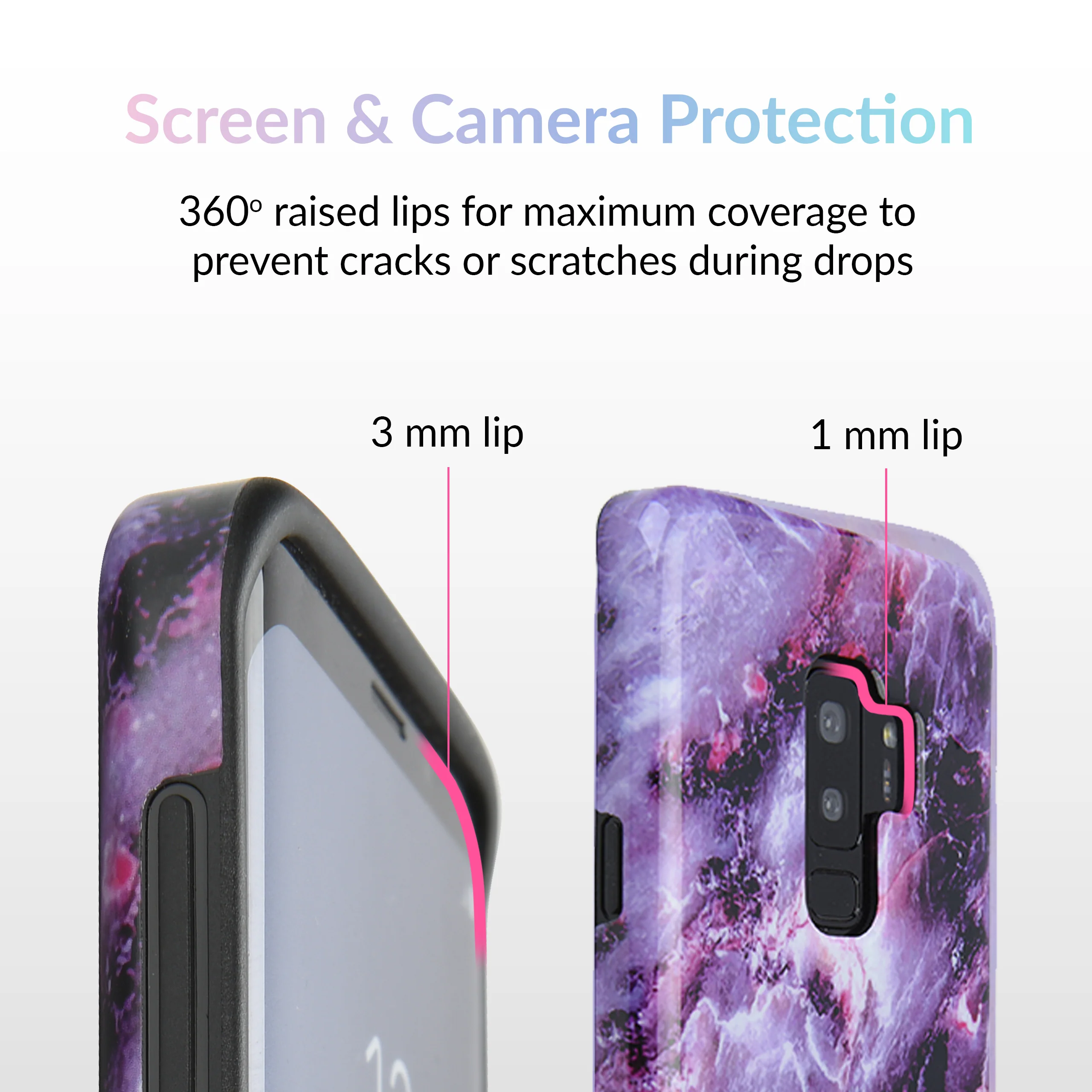Purple Stone Marble Samsung Galaxy Case - Image 17