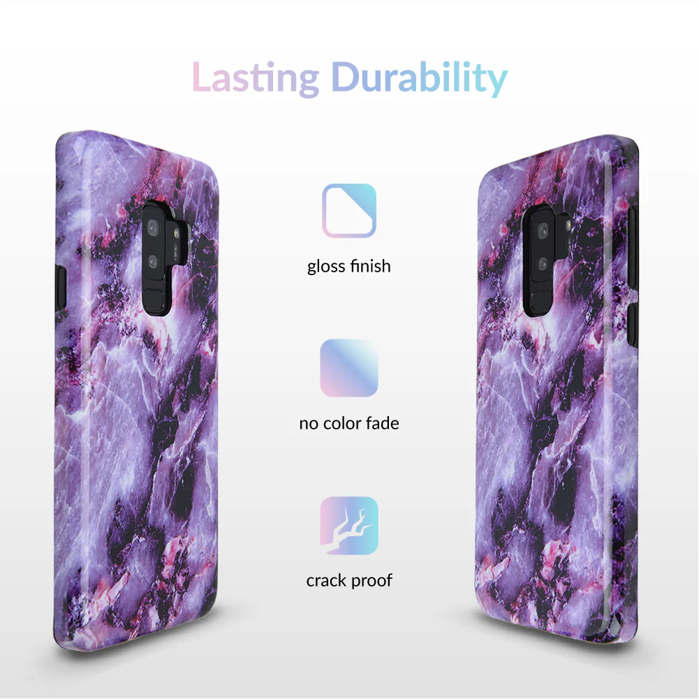 Purple Stone Marble Samsung Galaxy Case - Image 19