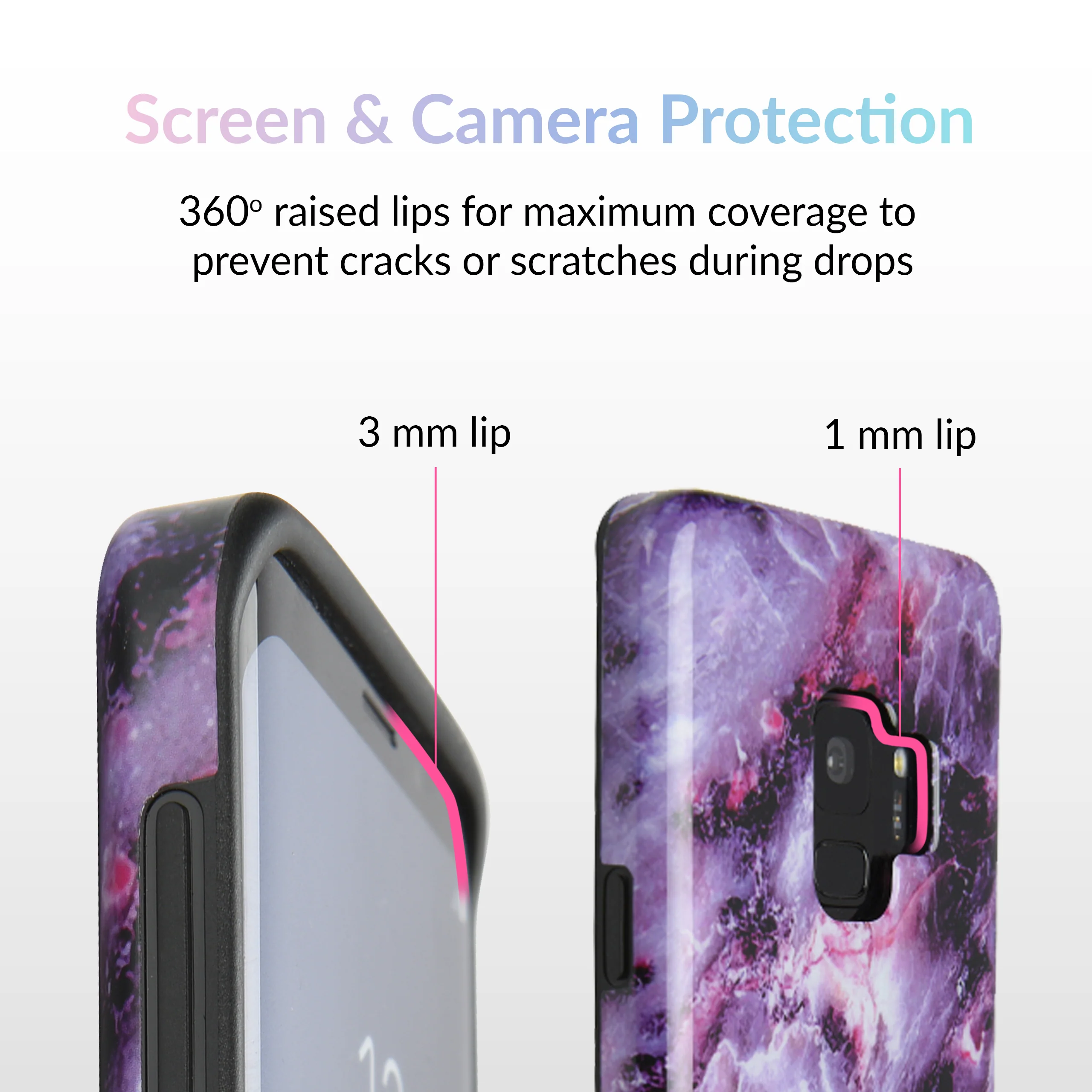Purple Stone Marble Samsung Galaxy Case - Image 22