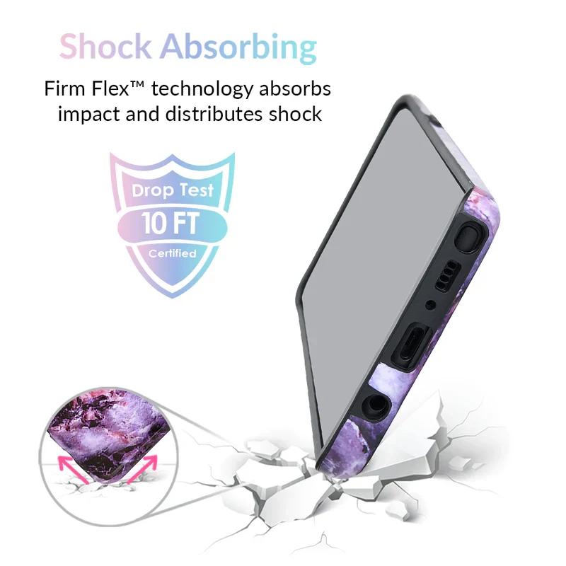 Purple Stone Marble Samsung Galaxy Case - Image 28