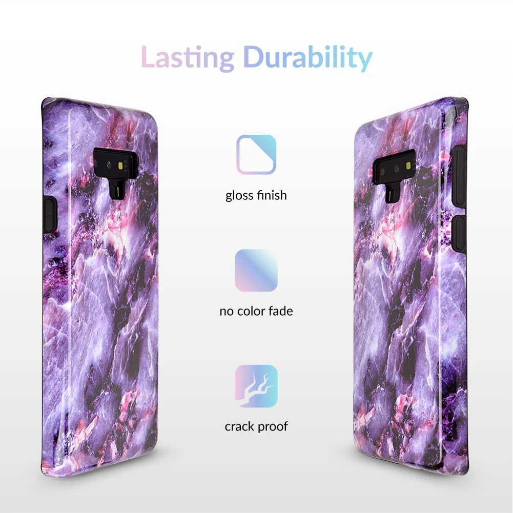 Purple Stone Marble Samsung Galaxy Case - Image 29