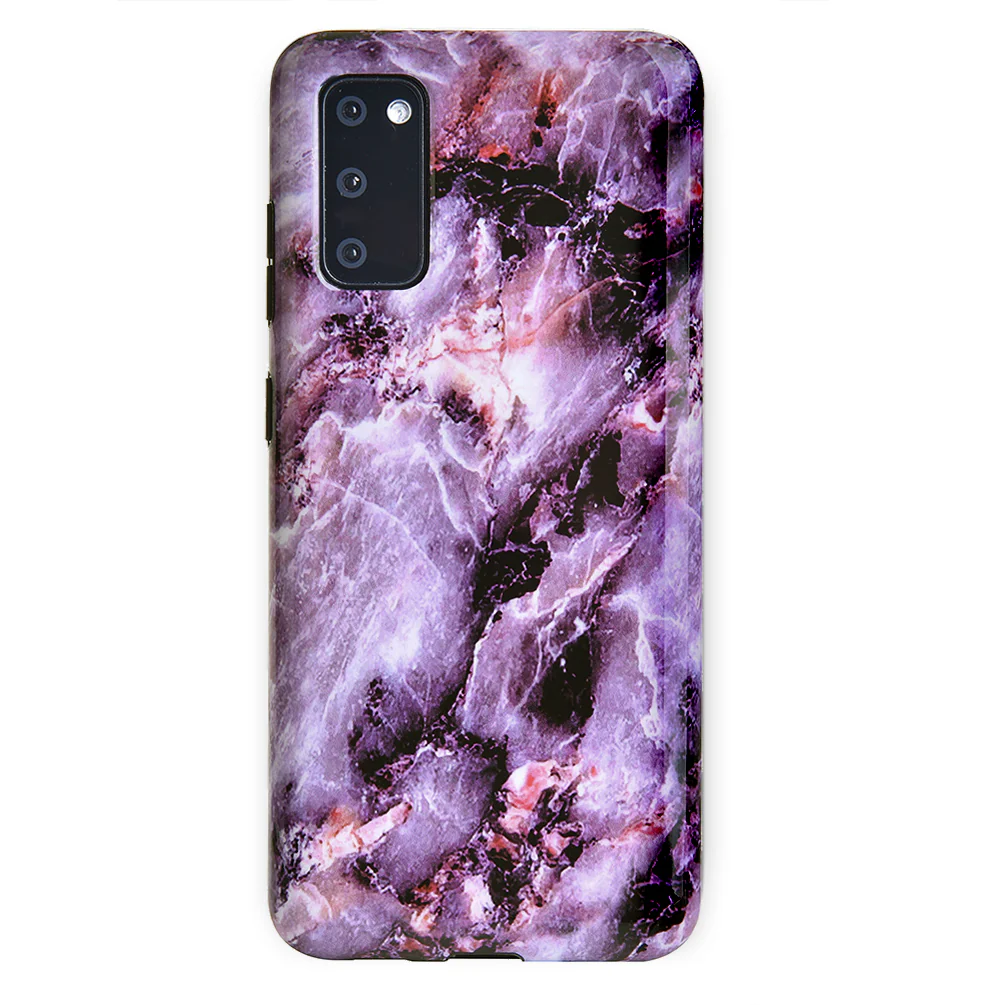 Purple Stone Marble Samsung Galaxy Case - Image 54