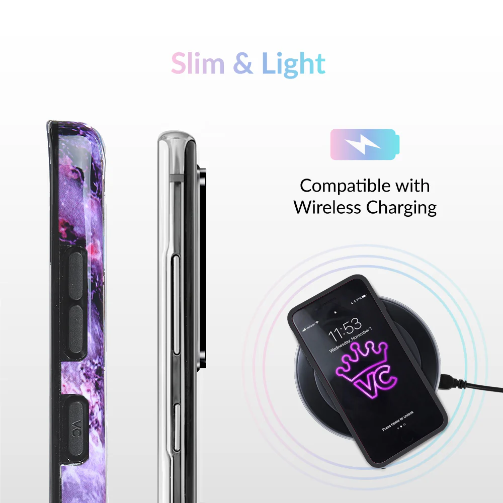 Purple Stone Marble Samsung Galaxy Case - Image 68