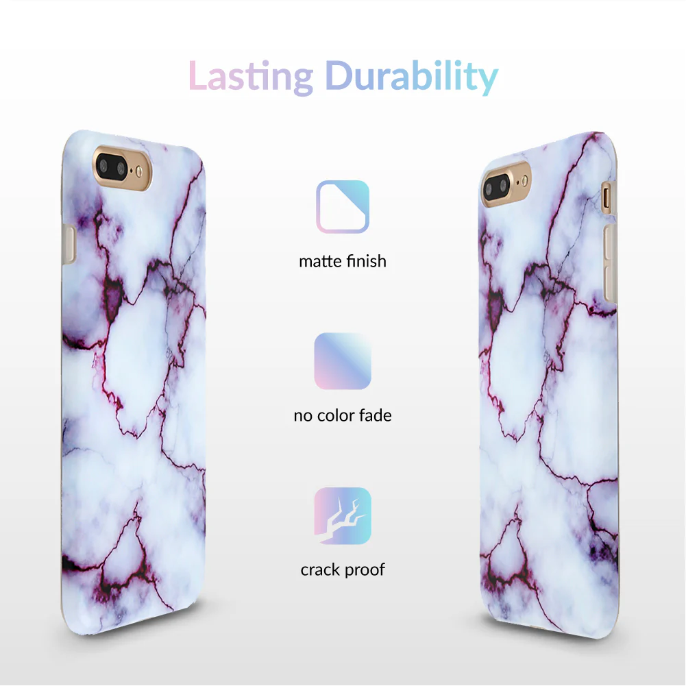 Purple Streak Marble iPhone Case - Image 11