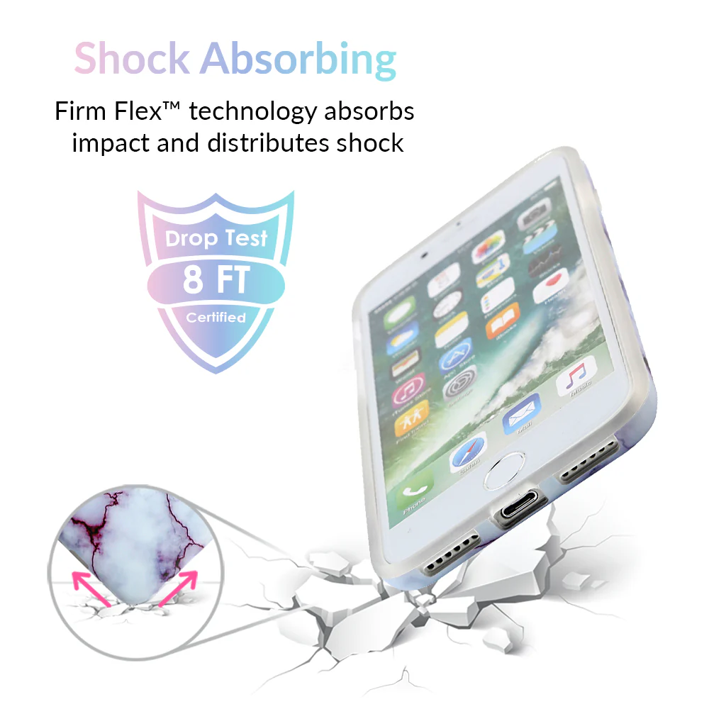 Purple Streak Marble iPhone Case - Image 15