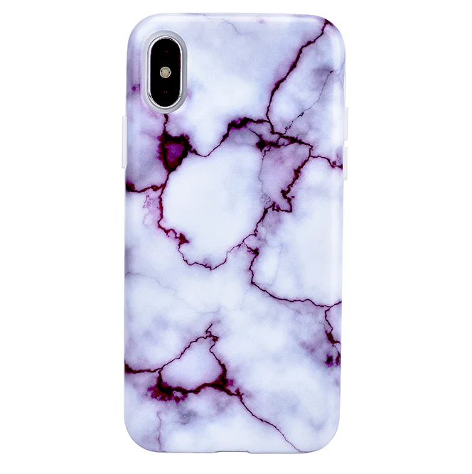Purple Streak Marble iPhone Case - Image 2