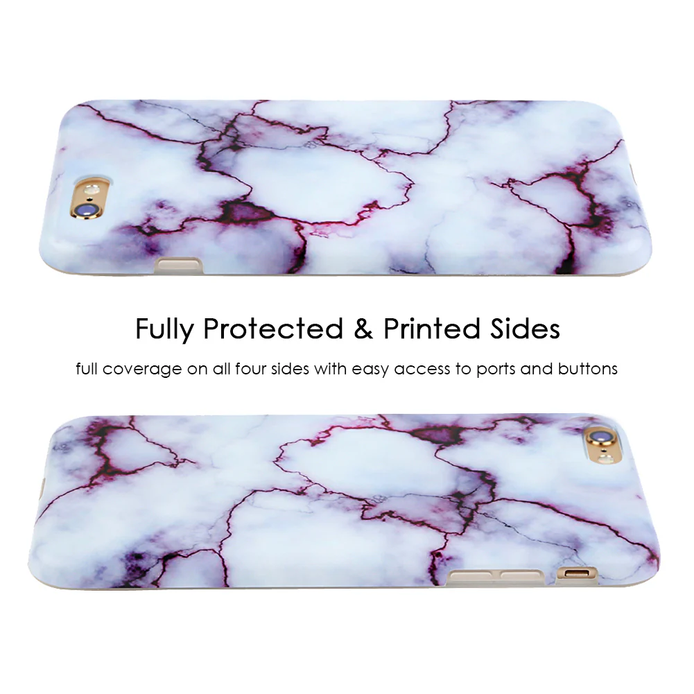 Purple Streak Marble iPhone Case - Image 34