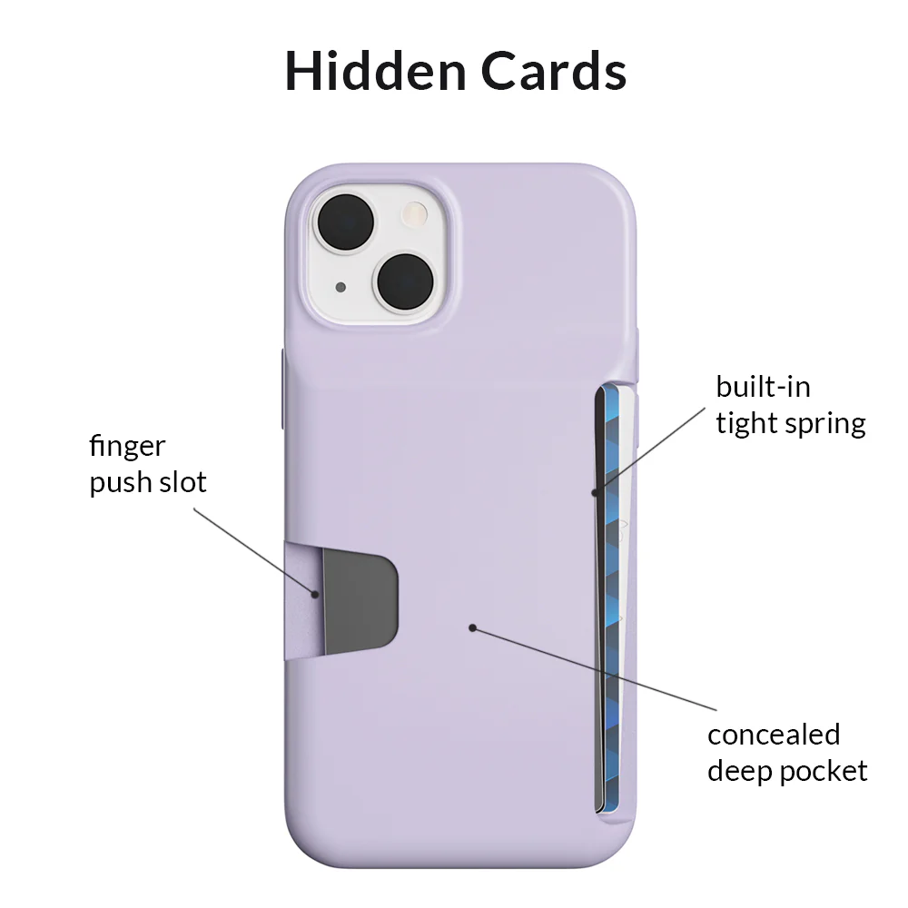 Light Purple iPhone Wallet Case - Image 100