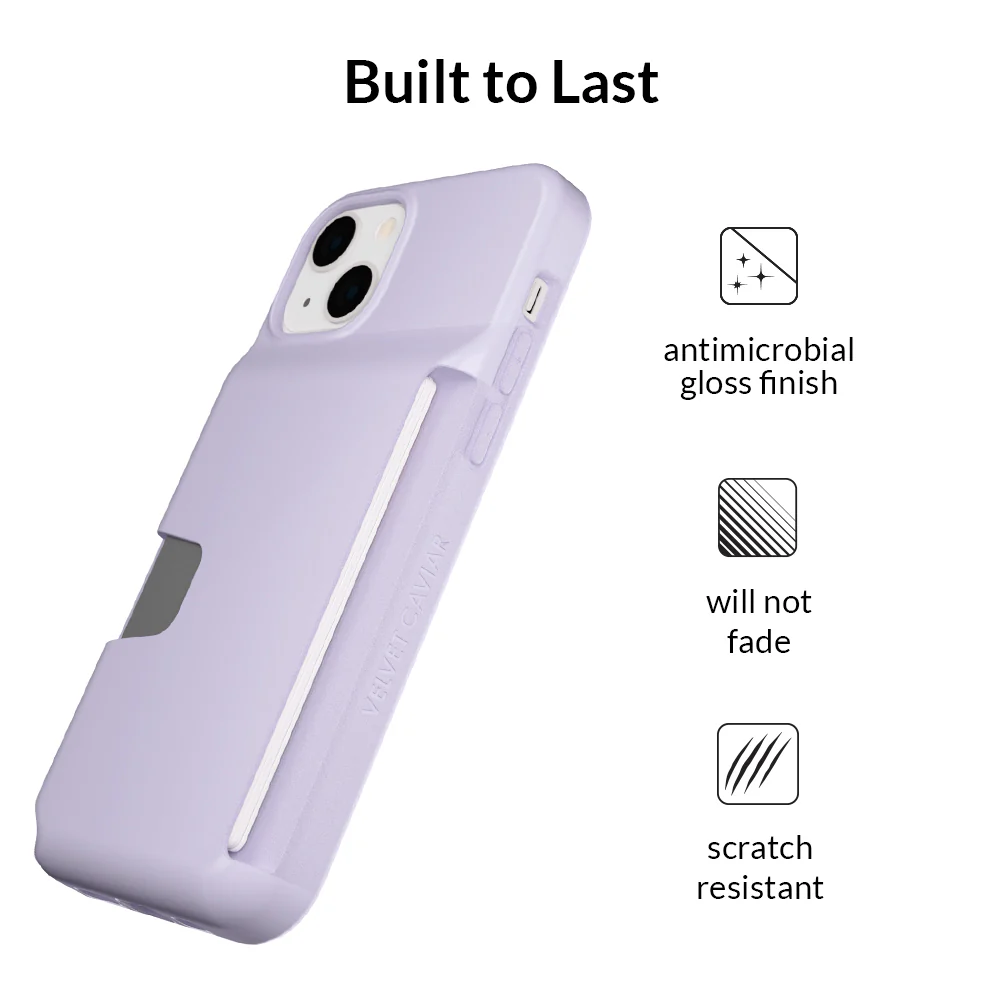 Light Purple iPhone Wallet Case - Image 104