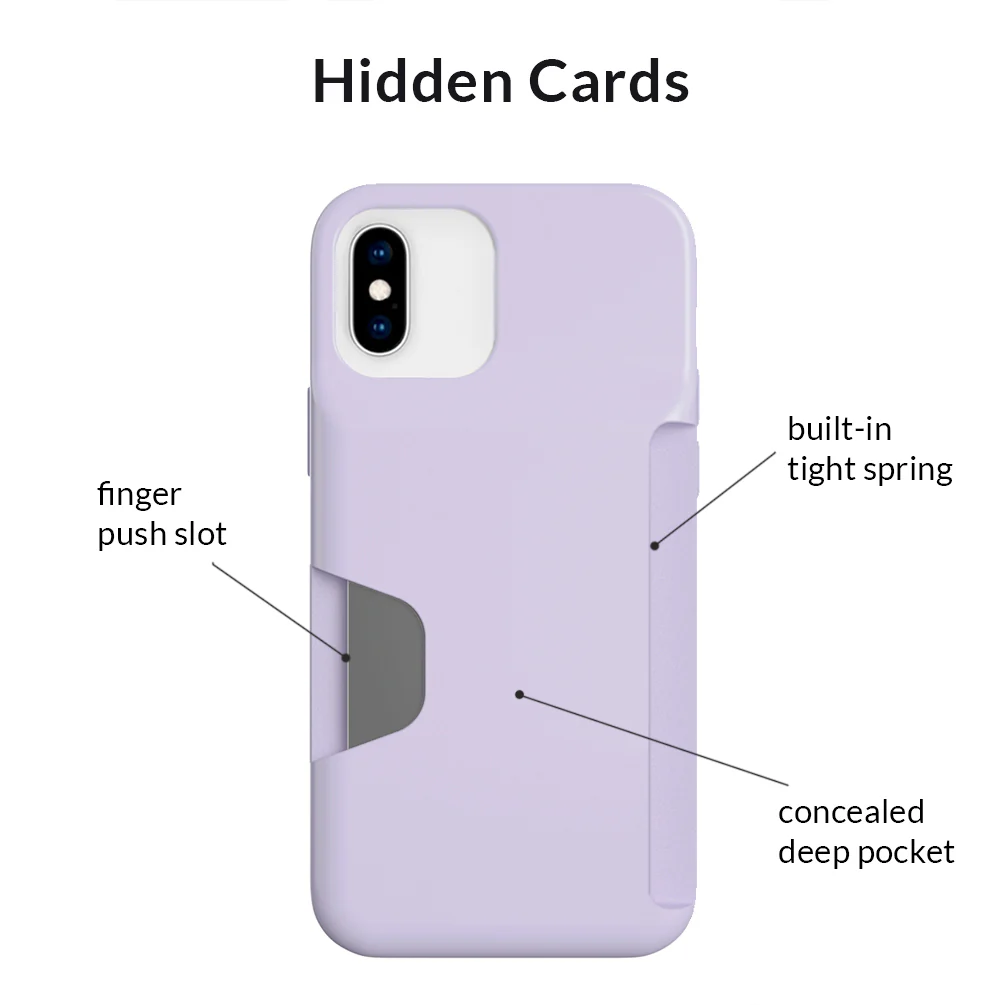 Light Purple iPhone Wallet Case - Image 12