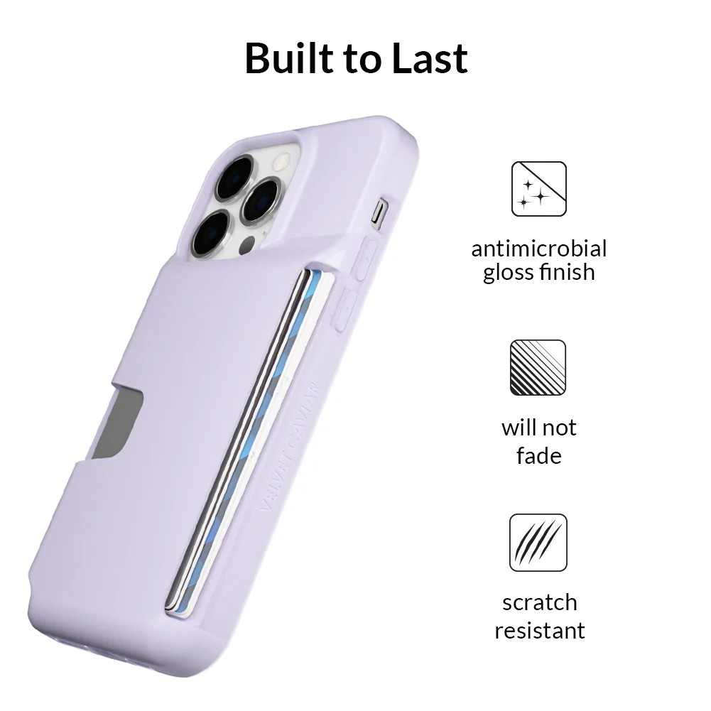 Light Purple iPhone Wallet Case - Image 120